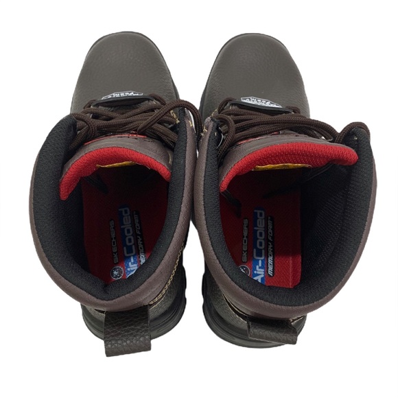 Skechers Work Steel Toe Boots Memory Foam Size 8.5 NWT Workwear Safety - Picture 8 of 13